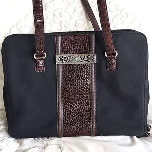 Brighton -One World Satchel, Briefcasette -Dual Handle Shoulder Bag